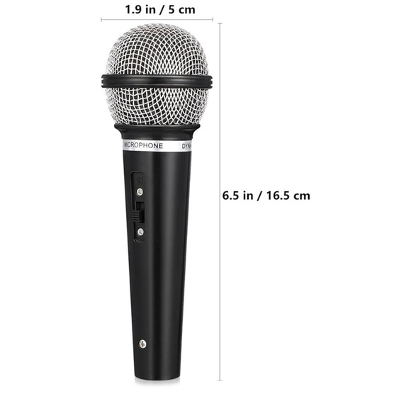 Dynamic Black Microphone - Picture 2 of 9
